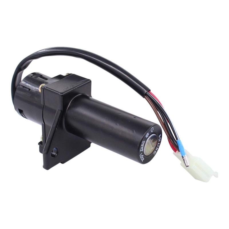 HouYeen Motorcycle Ignition Switch Key Seat Barrel Lock Fuel Gas