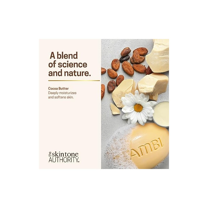 Barra de Limpieza de Mantequilla de Cacao Ambi, 3.5 Onzas