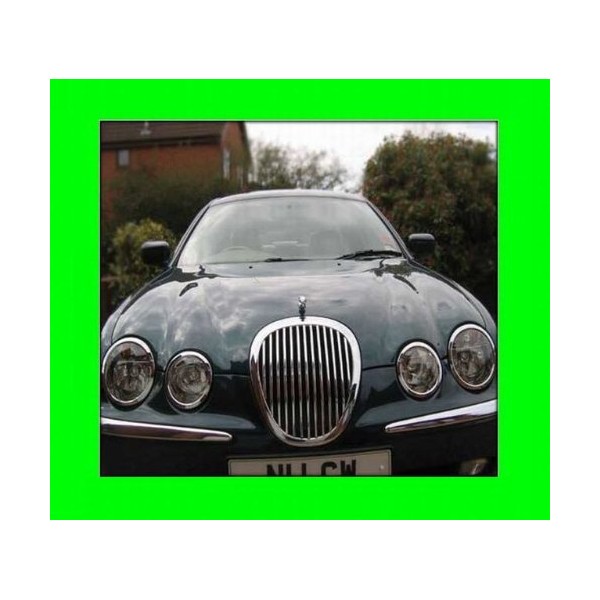 312 Motoring fits 1999-2006 JAGUAR S-TYPE S TYPE CHROME GRILL