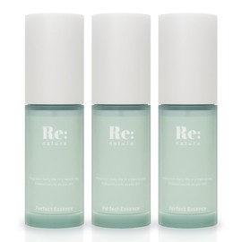 Re:natura Serum, Perfect Essence, Rice Bran, HSP Fullerene, Hari, Elastic, Highly Moisturizing, Transparent, Made in Japan, Moisturizing, Sensitive Skin, Dry Skin, 1.1 fl oz (32 ml) x 3 Bottles