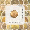 60PCS Gold Coin Collector Stickers - Retro Golden Decals for