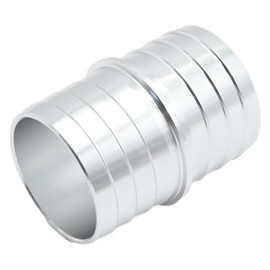 ZUDKSUY 1-1/2 Inch Steel Radiator Hose Barb Coupler, Hose Barb Splice Coupler Repair Fitting Adapter Repair Connector for Coolant Intercooler Heat Exchanger Fluid Air Water 1-1/2 to 1-1/2 Inch