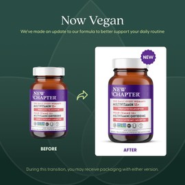 New Chapter Every Woman's One Daily 55+, 30 Tablets | Multivitamin for Women, Supports Immune, Bone & Vision Health, Gentle on the Stomach, Non-GMO, Gluten Free, Vegan & Kosher
