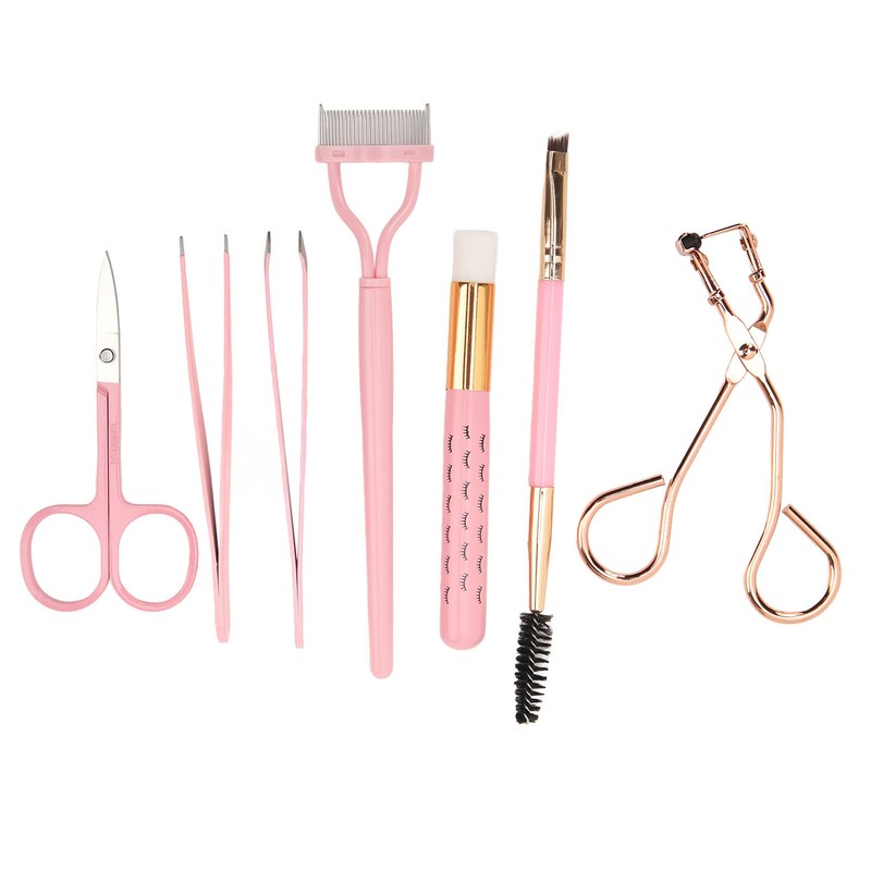 7pcs Eyelash Eyebrow Makeup Tool Eyelash Curler Tool Kit Eyebrow