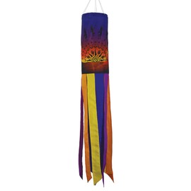 In the Breeze 5136 Kokopelli Sunset 40-Inch Windsock-Outdoor Southwest Decoration