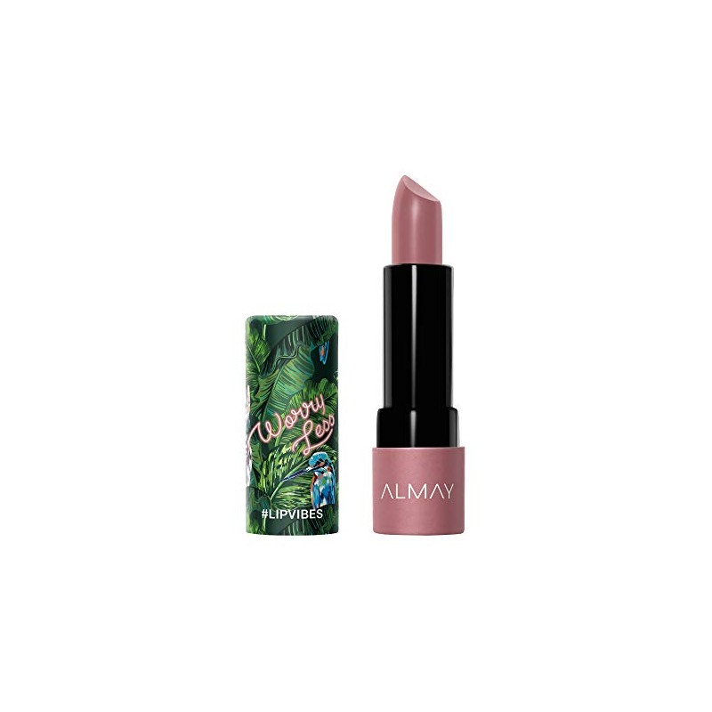 Almay Lip Vibes, Worry Less, 0.14 oz., matte lipstick