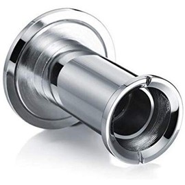 XMHF Door Viewer as Security Peek Peep Hole for Home Office 200 Degree Solid Silvery Chrome