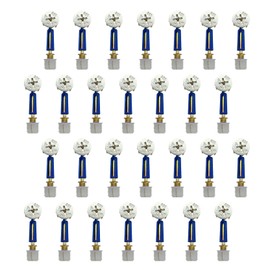 WYAN 28 Sets of Furniture Eccentric Furniture Hardware Connectors, Eccentric Furniture Connector Set, Eccentric Fittings, for Splicing Furniture and Cabinets