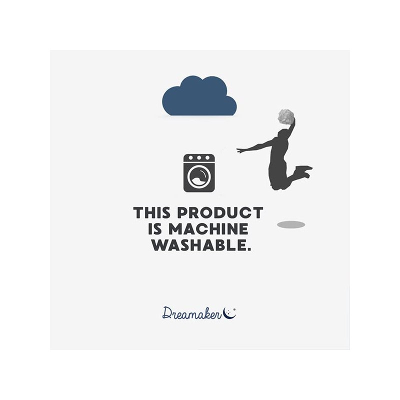 Dreamaker Cot Mattress Protector Waterproof Fitted Sheet Prevents Overheating, Waterproof