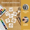 72 Pcs Stencils for Painting, Stencils for Crafts Reusable