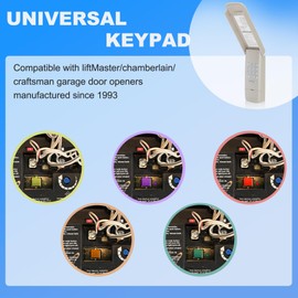 878max for liftmaster Chamberlain Craftsman Garage Door Opener Keypad Universal, 877max 877lm 977lm 377lm 66lm G940EV-P2 CMXZDCG440