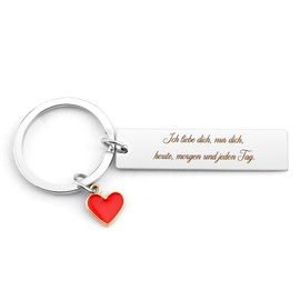 OZOSHINE Partner Gifts Keyring Girlfriend Boyfriend Gifts For Couples I Love You Gifts For Men Women Gifts For Him Her For Birthdays Valentine's Day Christmas Easter, I love you