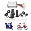 48V 1000W Brushed Motor Controller with Twist Throttle Handle Keys