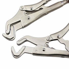 Ｂｅｓｇａ Curved Jaw Locking Pliers Parrot Nose Pliers Heavy Duty Grip Pliers Hand Tool Multi Functional for Pipe Clip DIY Projects