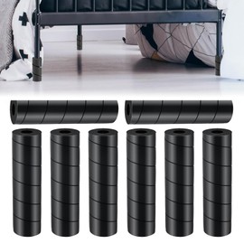 8 Pcs Bed Leg Protectors, Spiral Design Bed Frame Leg Covers, Durable Rubber Toe Savers for Furniture Legs - Prevents Toe Injuries, No Adhesive Needed