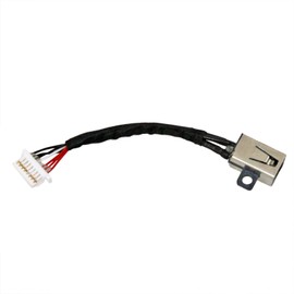 GinTai DC Power Jack with Cable for Dell in-spiron 7586 7786/15 (7590)/ 2-in-1 7778 7779 7386/13 7390 2-in-1/15 7586 17 7786/7791 2-in-1/Series Laptop 06VV22 ND3N8 0ND3N8 450.0EZ0A.0011