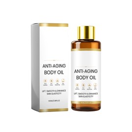ZIXGIAH Anti-Aging Body Oil for Skin Tightening, Lightweight, Non-Greasy Moisturizer for Deep Hydration & Firming Support – Fast-Absorbing Glow Oil for Face, Arms, Belly & Feet, 100ML /1pcs