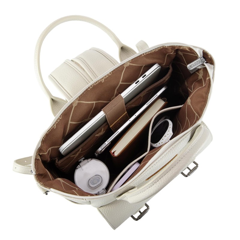 Montana West Wrangler Medium Backpack Purse for Women Off-white Fashion