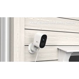 XVIM 1080P  Solar Camera Outdoor Wireless Security Camera 2.4G WiFi Battery Cam