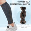 ITHW Copper Calf Compression Sleeve for Shin Splint Relief, Leg