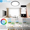 HOVENLA 24 Inch Large LED Flush Mount Ceiling Light Fixtures