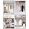 FIRJOY Closet Rods for Hanging Clothes - Heavy Duty, Length