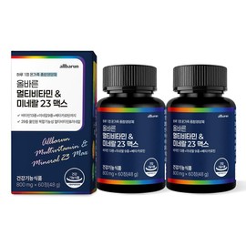 upright 2 Correct Multivitamin Mineral 23 Max 60 tablets (total of 120 tablets, 4 months supply) / 올바른 멀티비타민미네랄 23 맥스 60정 2개 (총 120정 4개월분)