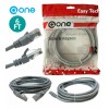 One 6ft Cat5e Snagless Unshielded PVC Ethernet Network Patch Cable,GREY