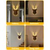 Tarinks Night Light,Stair Lights Indoor,Warm Rechargeable Night Light,Home Decor,Battery Stick