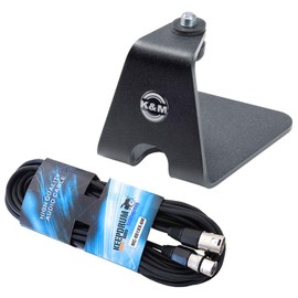 K-M 23240 Tischstativ für Mikrofon mit XLR-Kabel