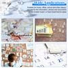 Moendergo 200 PCS Clear Push Pins,Drawing Pins with Clear Storage