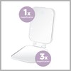 Conair Lighted Makeup Mirror, LED Vanity Mirror, 1X/3X Magnifying Mirror,