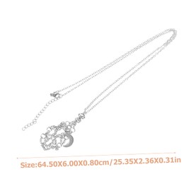 Healeved Crystal Holder Necklace Cage Chain for Pendants Natural Crystal Stone Pendant with Unique Design Durable Construction present for Festivals and Fashion Lovers