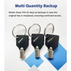 OTREE Elevator Key, FEO-K1 Fire Service Key Recall Reset Keys,Copper,Black/Silver,Pack
