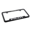 Honda Pilot UV Printed Black Plastic License Plate Frame