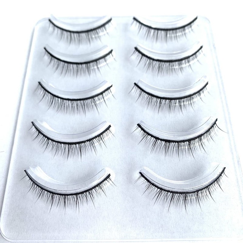 D-ONE Natural 5 Pairs False Eyelashes (A02 Natural Basic)