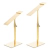 sourcing map Shoe Display Stand 2 Pack Adjustable Height Shoe
