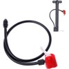 Bike Air Pump, 67cm Portable Tire Inflator with Replacement Hose,
