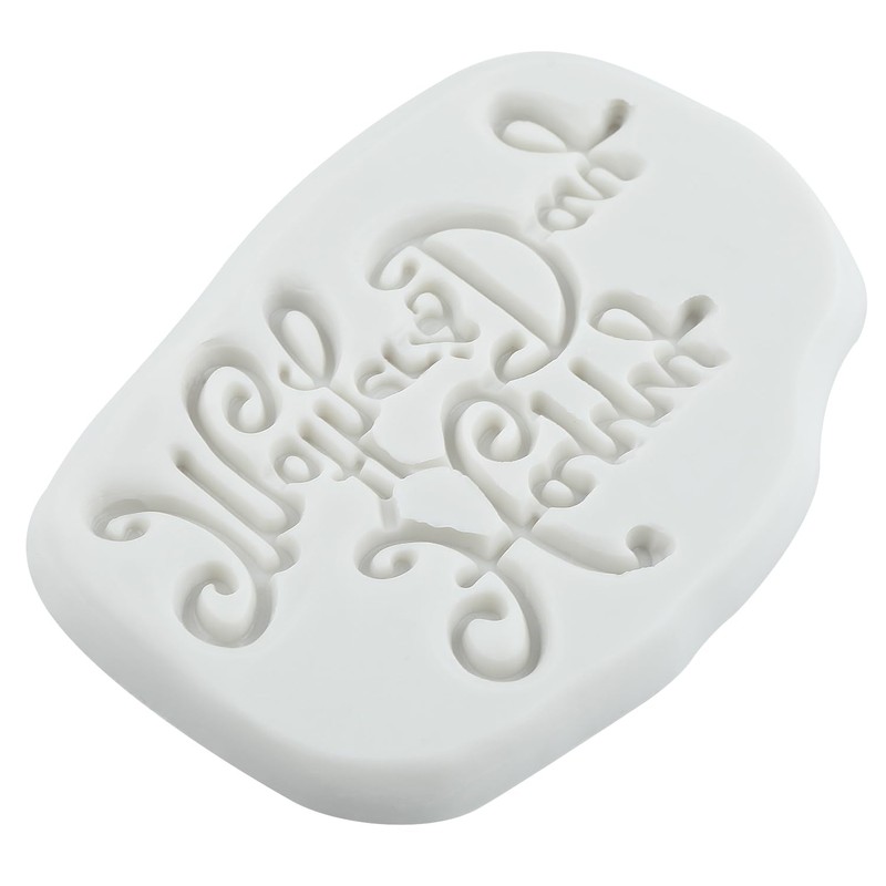 Happy Mother's Day Letter Silicone Molds Letter Polymer Clay Mold