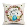 Meagtlva Rabbit Easter Pillow Covers 18x18 Set of 2 Easter