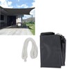 Rectangular Sun Shade Sail 2x3 Meter Foldable Wear Resistant Oxford