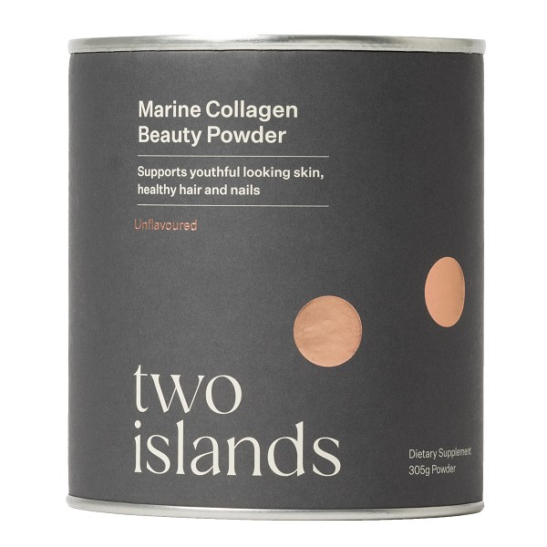 Two Islands Marine Collagen Beauty Powder - Unflavoured 300g - Discontinued Brand
