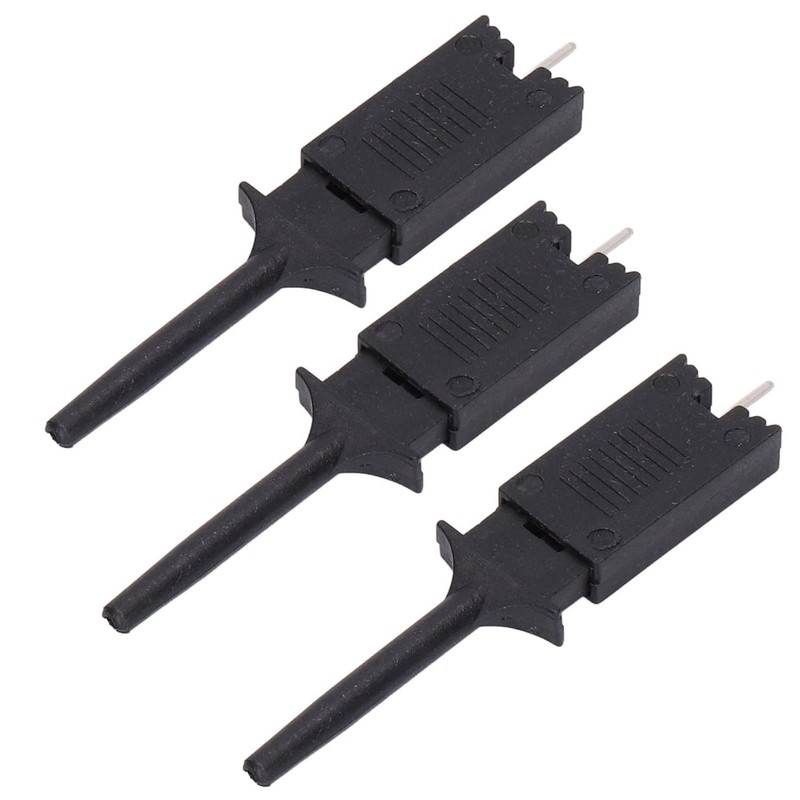 POCREATION 10Pcs Mini Grabber,Test Hook Clips SMD IC Mini Jumper