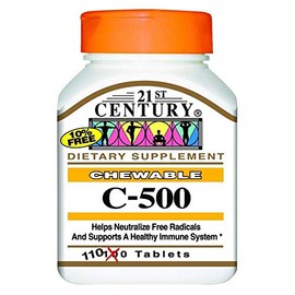 21ST Century C 500mg Orange CHEWABLE 110 TABS