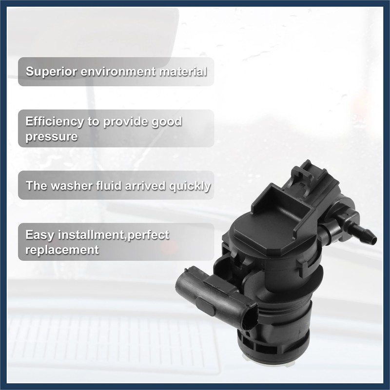 INFINAUTO Car Windshield Washer Pump BBP167482 for Toyota Highlander 2014-2016
