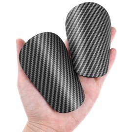 Mini Shinpads, Thick Shock-absorbing Small Shin Pads, Football Shin Guards for Kids, Youth, Boys, Girls, Soccer, Football, Joga (Ultra-lightweight, 2 Pcs)