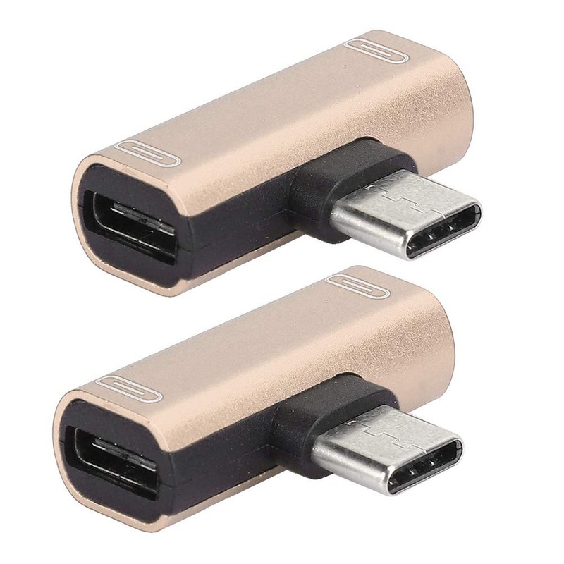 USB C Splitter 2 USB C, USB C Double Plug,