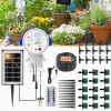 50ft Solar Automatic Drip Irrigation System Garden Watering System with