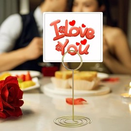 25 Pcs Soportes para Números de Mesa, 3.35 Pulgadas Soporte Numero de Mesa, Orbicular, para Bodas, Fiestas de Aniversario, Oficina, Papel (Dorado)