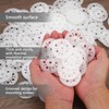 100Pcs Clear Plastic Flat Washers Load Spreading Transparent Foam Board
